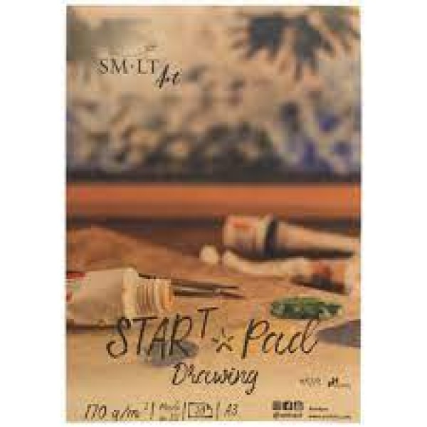 Zīmēšanas bloks SMLT  Start Pad  Drawing, A3, 170 g/m, 20 lp