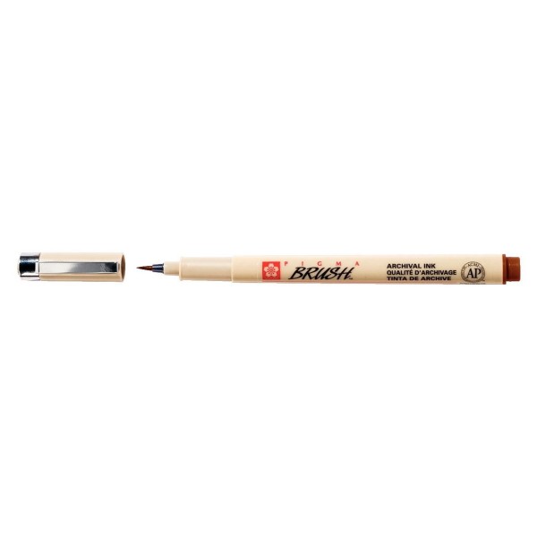 Otas tipa flomasteris Sakura Pigma Brush Brūns Nr.12