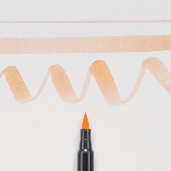 Akvareļu flomāsters Koi Coloring Brush Pen, 205 koraļļu sarkans