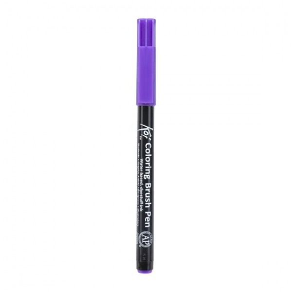 Akvareļu flomāsters Koi Coloring Brush Pen, 224 gaiši violets