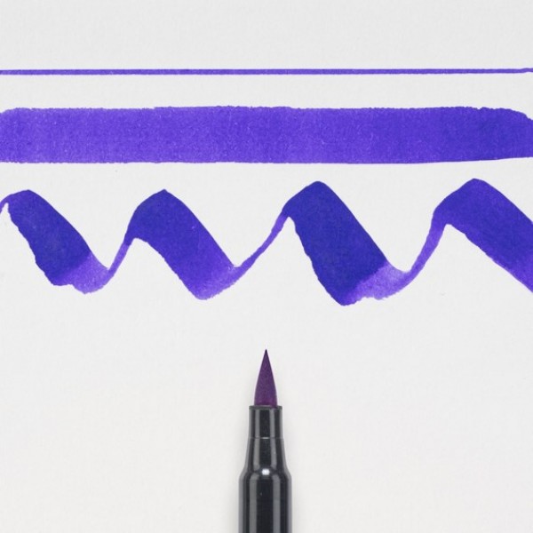 Akvareļu flomāsters Koi Coloring Brush Pen, 224 gaiši violets
