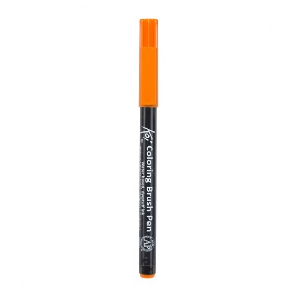 Akvareļu flomāsters Koi Coloring Brush Pen, 5 oranžs