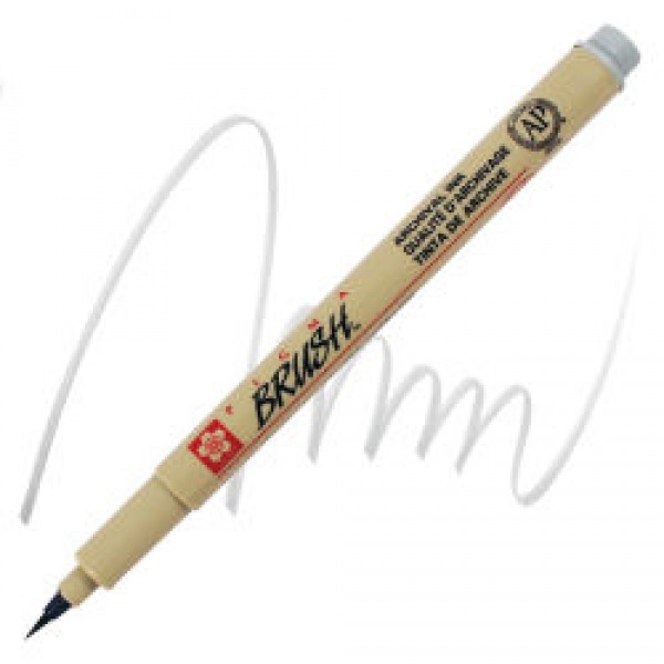 Otas tipa flomāsteris Sakura Pigma Brush Light cool grey, gaiši vēsi pelēks Nr.44