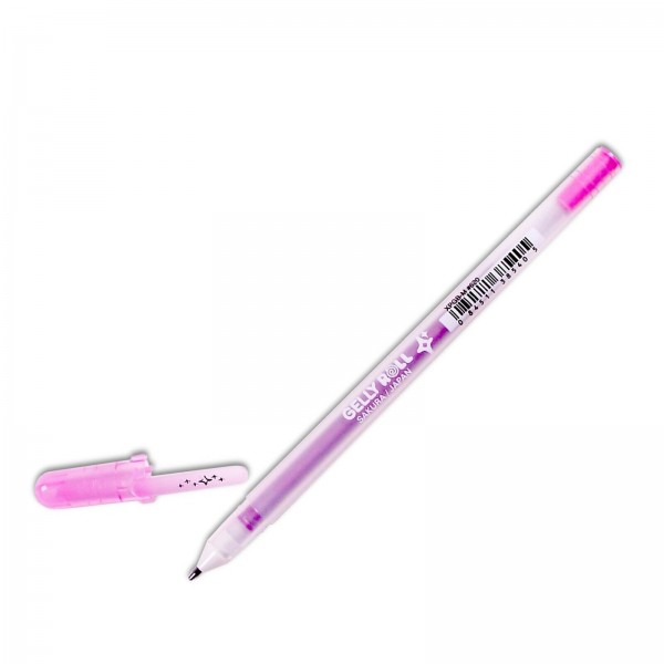 Gēla pildspalva Sakura ''Gelly Roll silver shadow'', sārts