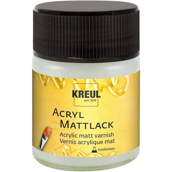 Akrila matēta laka Kreul uz sintētisko sveķu bāzes, 250 ml
