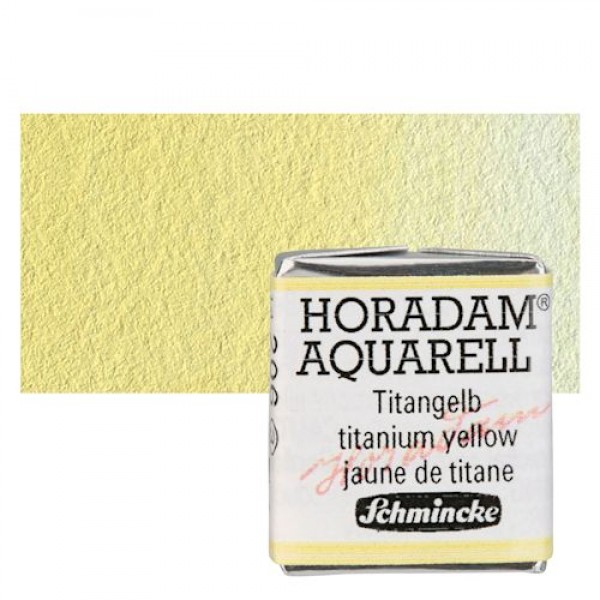 Akvareļkrāsa Schmincke Horadam Aquarell 1/2 p. Titanium Yellow 206