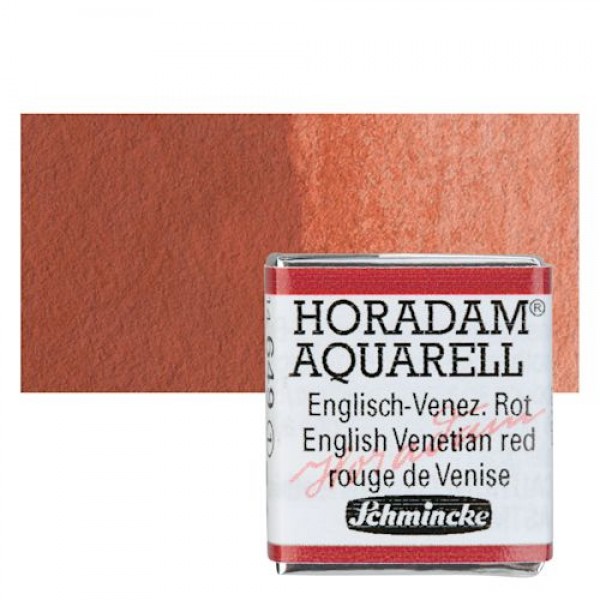 Akvareļkrāsa Schmincke Horadam Aquarell 1/2 p. English Venetian Red 649
