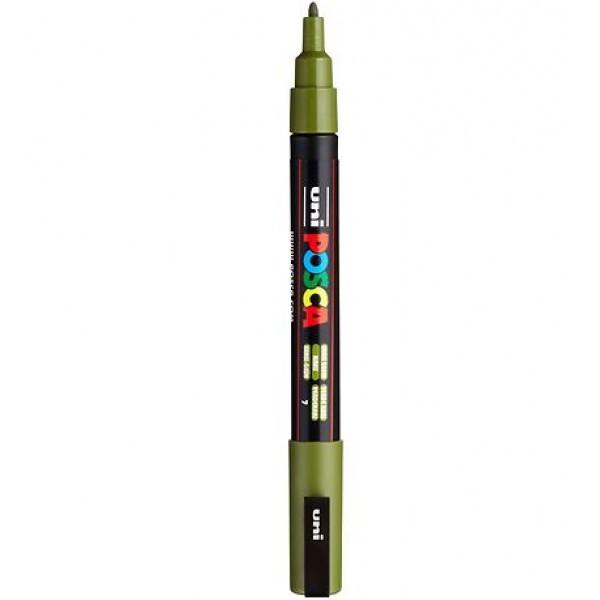 POSCA marķieris PC-3M, 0.9-1.3 mm,  Haki zaļš 7