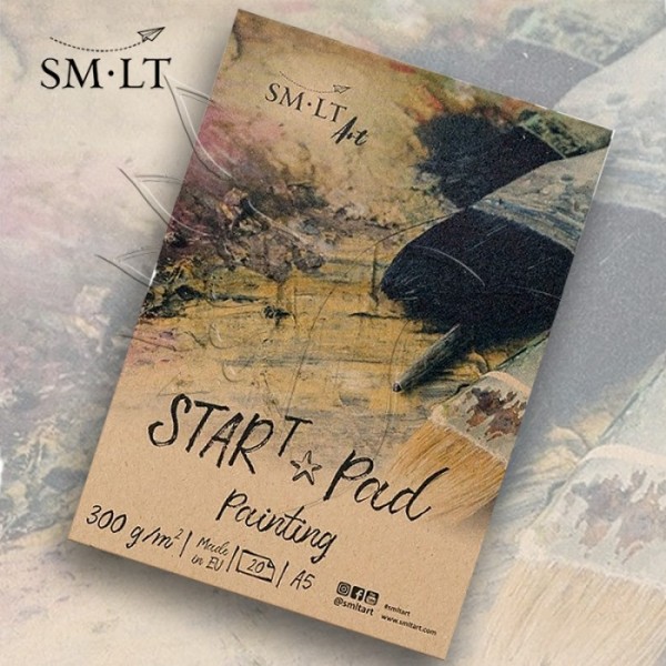 Gleznošanas bloks SMLT  Start Pad  Painting, A4, 300 g/m, 20 lp