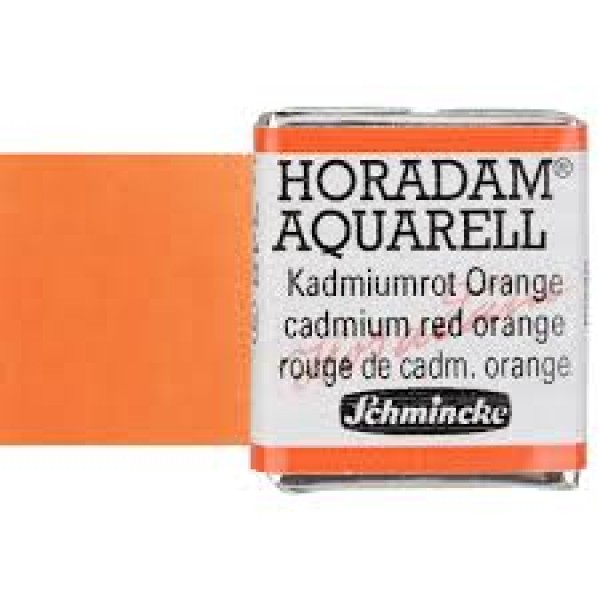 Akvareļkrāsa Schmincke Horadam Aquarell 1/2 p. Cadmium Red Orange 348