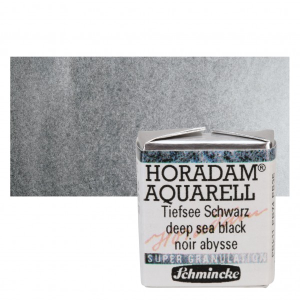 Akvareļkrāsa Schmincke Horadam Aquarell 1/2 p. Deep Sea Black 955