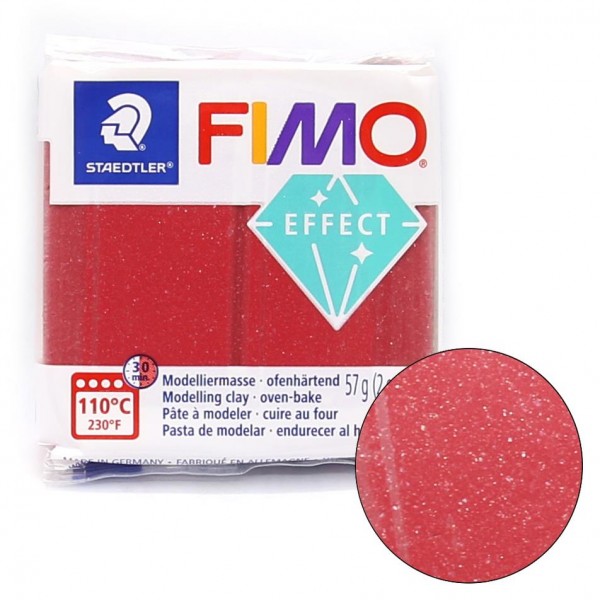 FIMO EFFECT, 57 g, veidošanas masa Galaxy red,  202