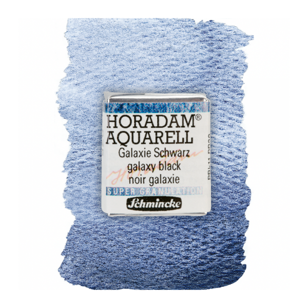 Akvareļkrāsa Schmincke Horadam Aquarell 1/2 p. Galaxy Black 975