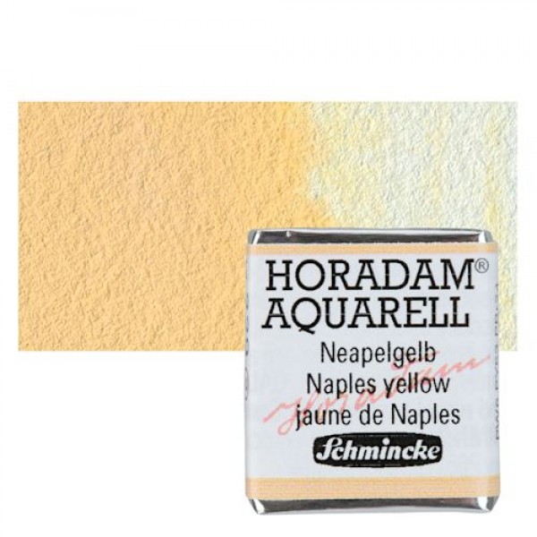 Akvareļkrāsa Schmincke Horadam Aquarell 1/2 p. Naples Yellow 229