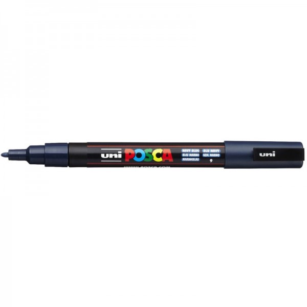 POSCA marķieris PC-3M, 0.9-1.3 mm, Navy Blue, Jūras zils 9