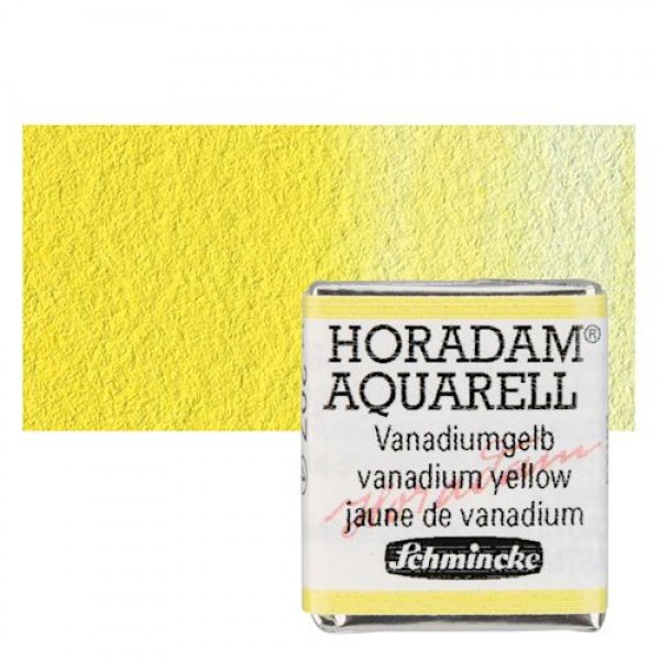 Akvareļkrāsa Schmincke Horadam Aquarell 1/2 p. Vanadium Yellow 207