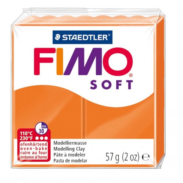 FIMO SOFT, veidošanas masa, mandarīnu, 42