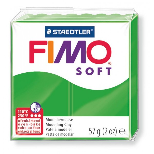 FIMO SOFT, veidošanas masa, tropu zaļa, 53