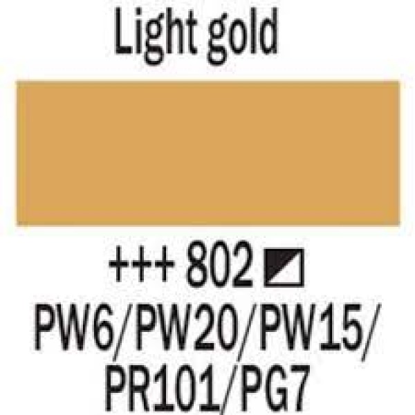 Amsterdam pūšamā krāsa, light gold, gaišs zelts 802