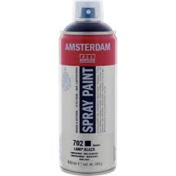 Amsterdam pūšamā krāsa, lamp black, kvēpu melns 702