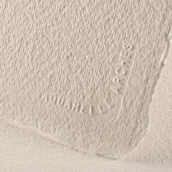 Akvareļu albums Arches 23x31 cm; Grain Torchon 100 % kokvilna 