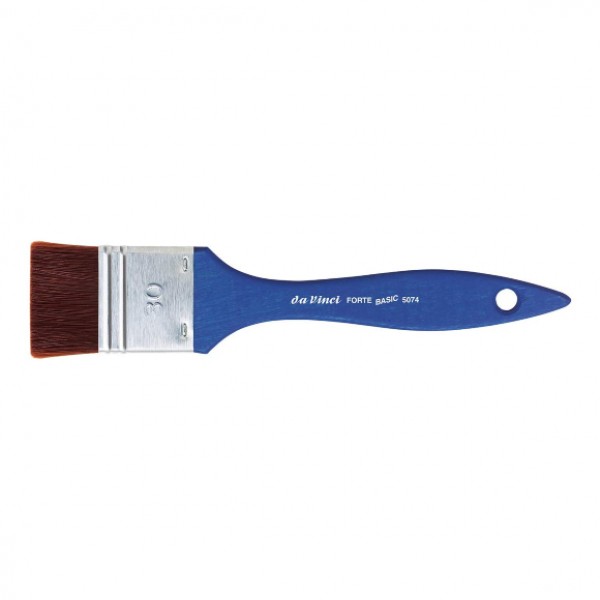Plakana sintētiskā ota da Vinci 5074 Forte Basic, Nr.30