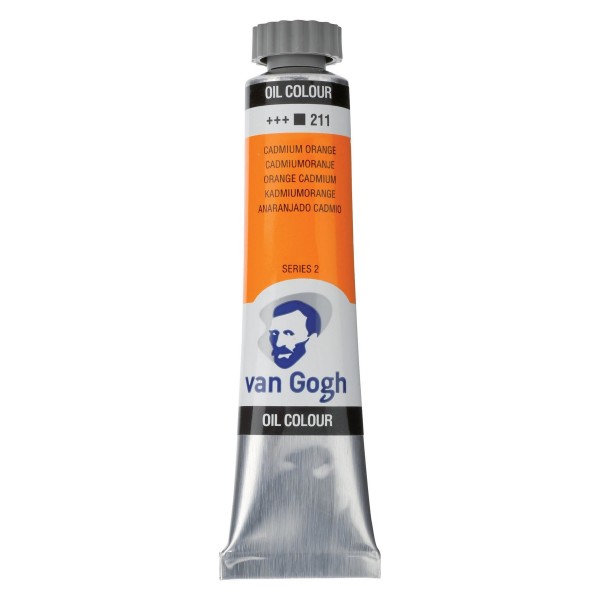 Eļļas krāsa Van Gogh  kadmija oranžs 211; 200 ml 
