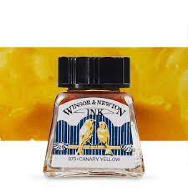 W&N tinte kanāriju dzeltens; 14 ml