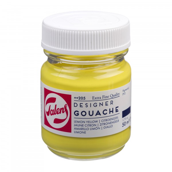 Guaša Talens, dizaineru, citrondzeltena, 50 ml