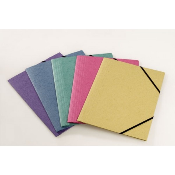 Pārstrādāta papīra mape ar gumijām A4 