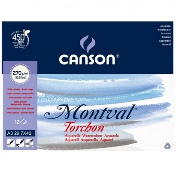 Akvareļu albums Montval - Torchon, A4