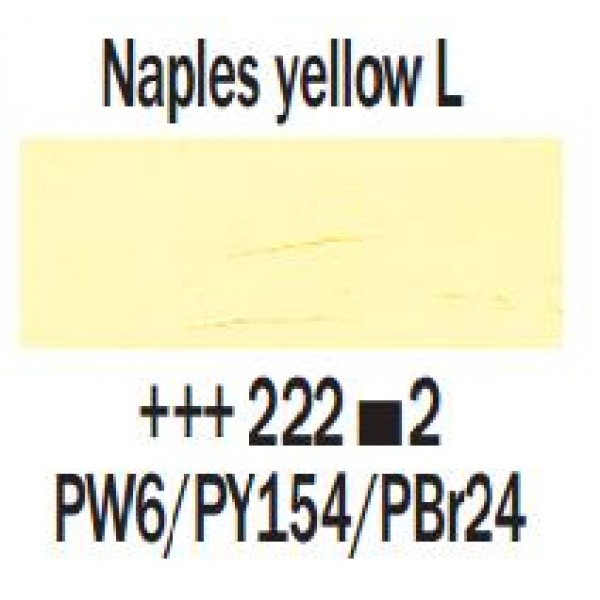Eļļas krāsa Rembrandt, 40ml - Naples yellow L 222, Neapoles dzeltenais