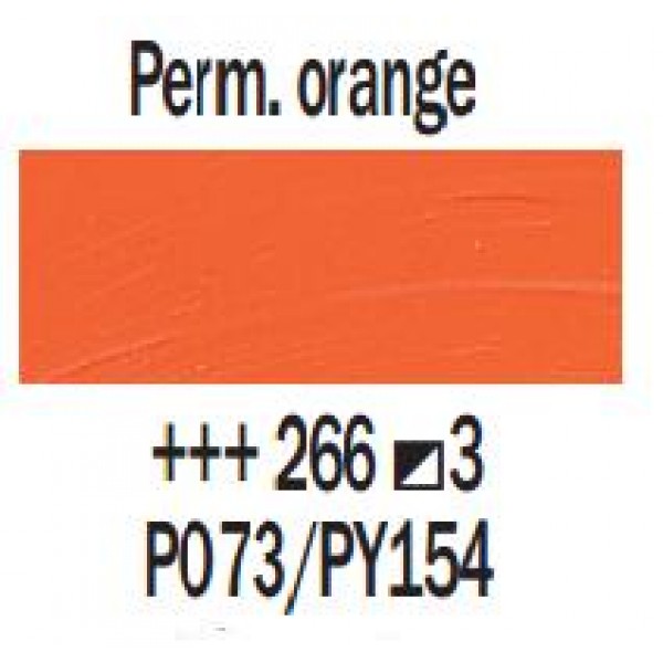 Eļļas krāsa Rembrandt, 40ml - Perm. orange 266, permanenti oranžs