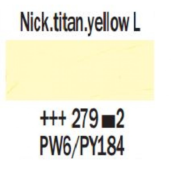 Eļļas krāsa Rembrandt, 40ml - Nick.titan.yellow L 279, niķeļa titāna gaiši dzeltenais
