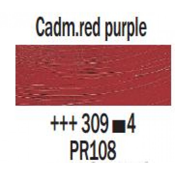 Eļļas krāsa Rembrandt, 40ml - Cadm.red purple 309, kadmijs purpursarkanais