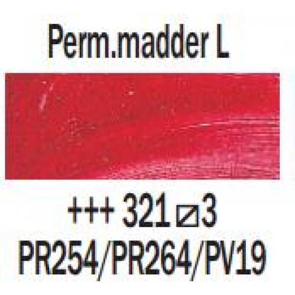 Eļļas krāsa Rembrandt, 40ml - Perm.madder L 321, permanentais gaišais kraplaks