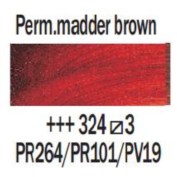 Eļļas krāsa Rembrandt, 40ml - Perm.madder brown 324, permanenti kraplaka brūns
