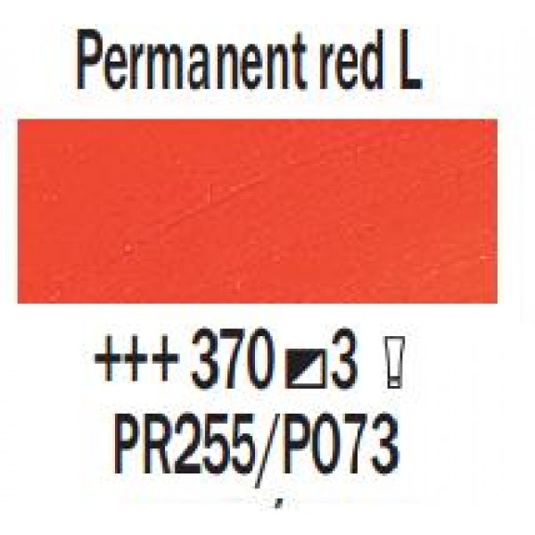Eļļas krāsa Rembrandt, 40ml - Permanent red L 370, permanenti gaiši sarkans