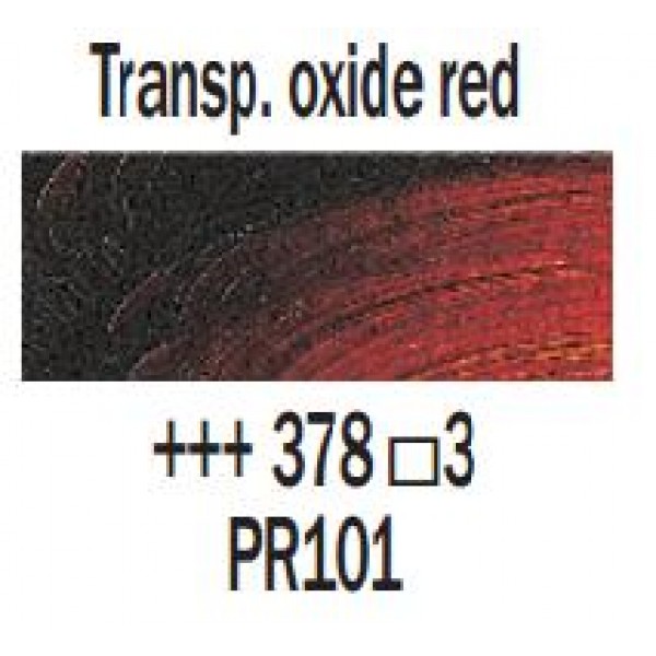 Eļļas krāsa Rembrandt, 40ml - Transp. oxide red 378, caurspīdīgo oksīda sarkans