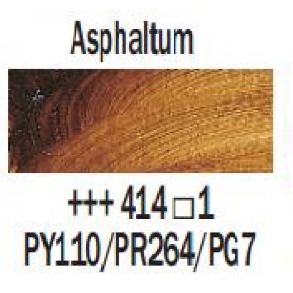 Eļļas krāsa Rembrandt, 40ml - Asphaltum 414, asfalts