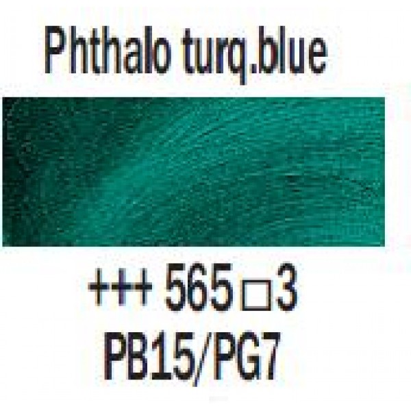 Eļļas krāsa Rembrandt, 40ml - Phthalo turq.blue 565, ftalo tirkīza zils