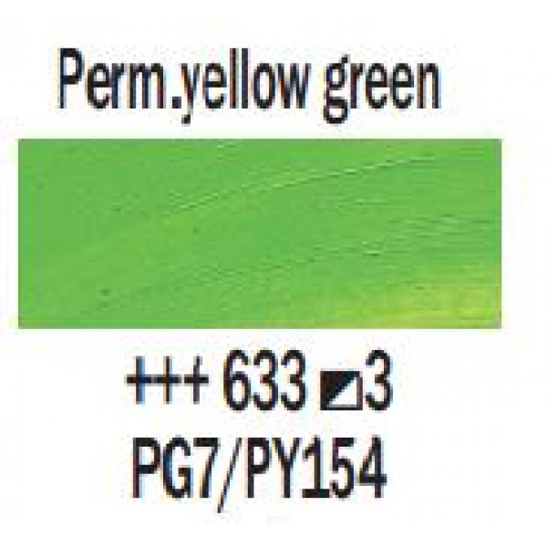 Eļļas krāsa Rembrandt, 40ml - Perm.yellow green 633, permanenti dzeltenzaļais
