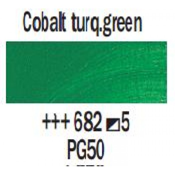 Eļļas krāsa Rembrandt, 40ml - Cobalt turq.green 682, kobalta tirkīzzaļais