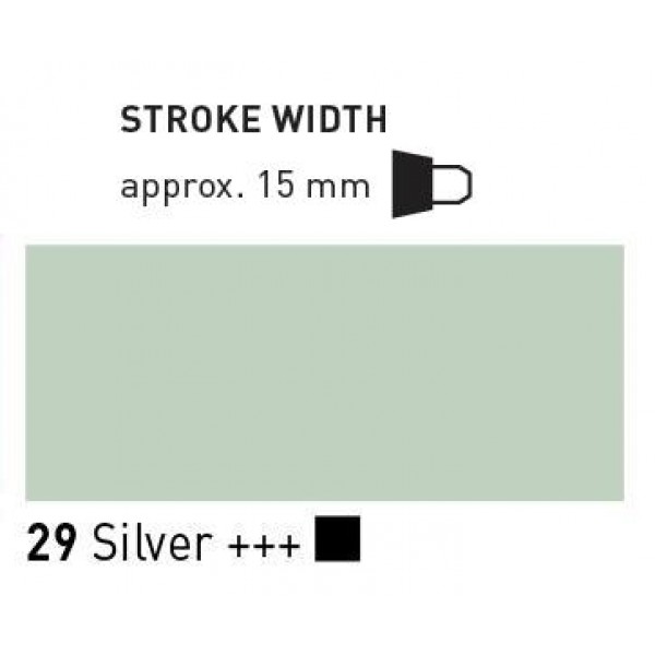 Akrila marķieris Triton, 15.0 sudrabs 29 