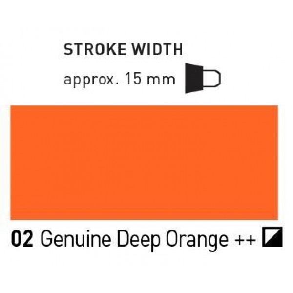 Akrila marķieris Triton, 15.0 oranžs 02 
