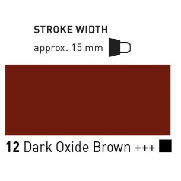 Akrila marķieris Triton, 15.0 oksīdbrūns 12 