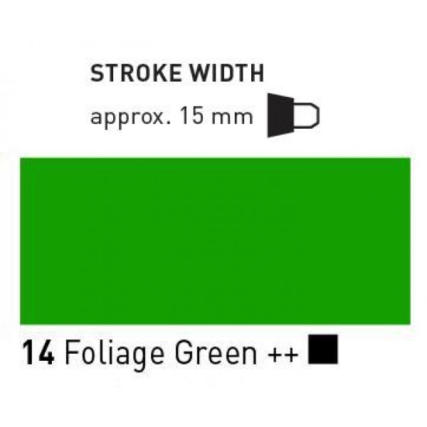 Akrila marķieris Triton, 15.0,  lapeņuzaļš 14 