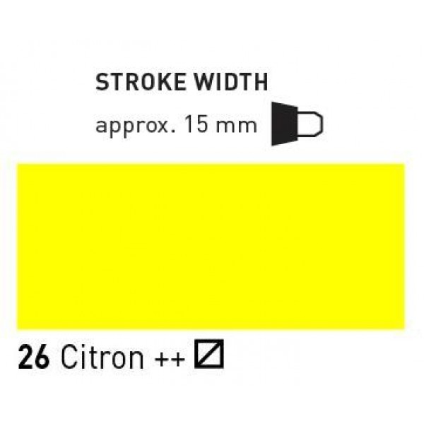 Akrila marķieris Triton, 15.0 citondzeltens 26 