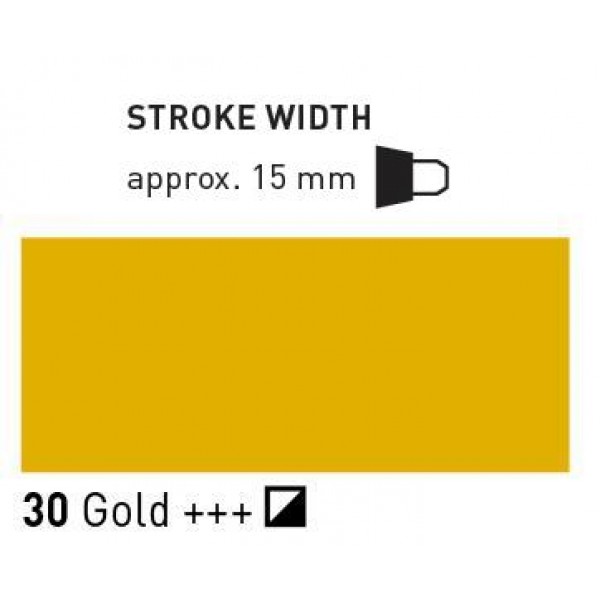 Akrila marķieris Triton, 15.0, zelts 30 