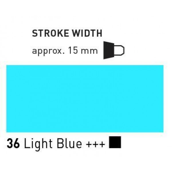 Akrila marķieris Triton, 15.0 gaiši zils 36 